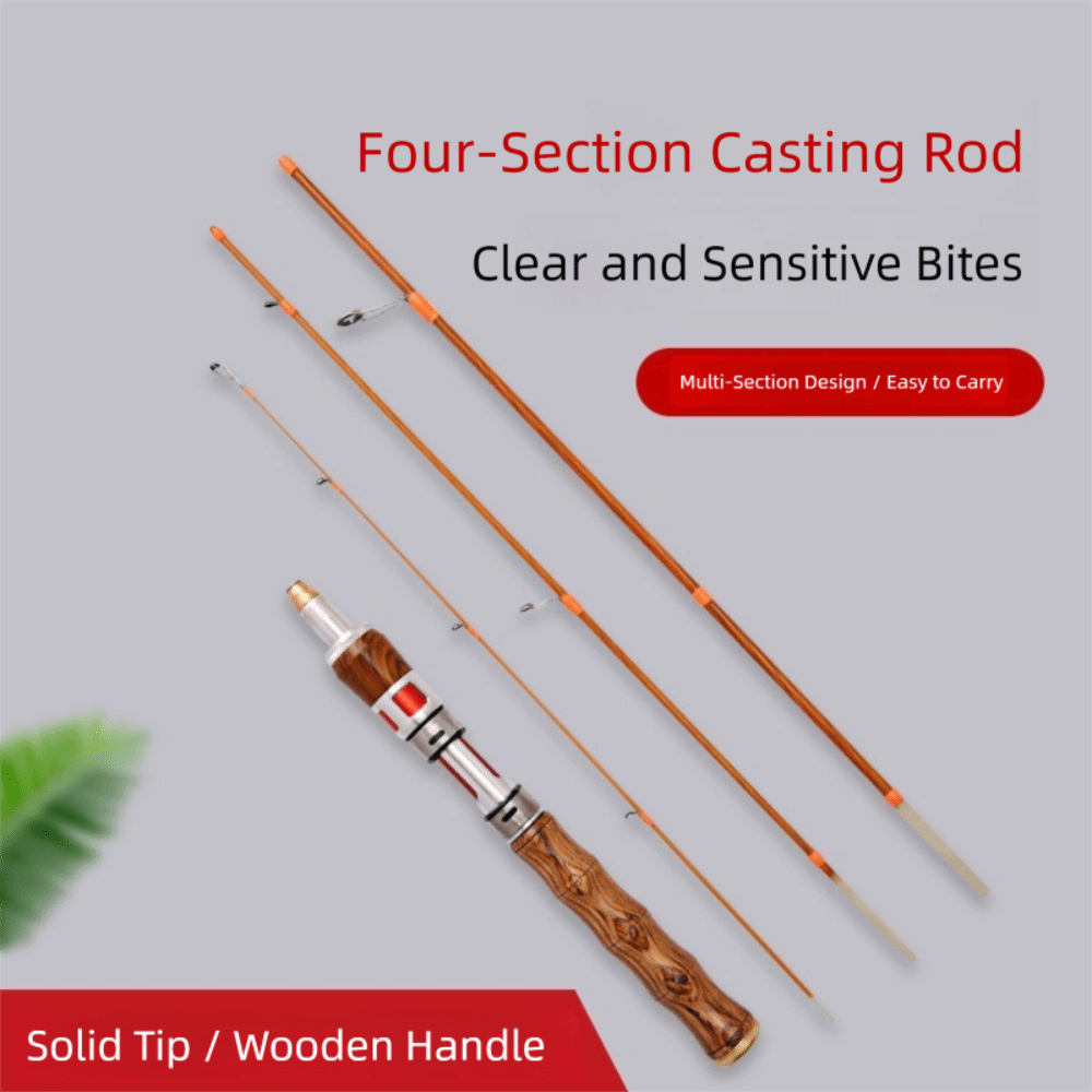 High Quality 4 Sections Spinni - Fishing Rod Carbon Fiber recension och pris