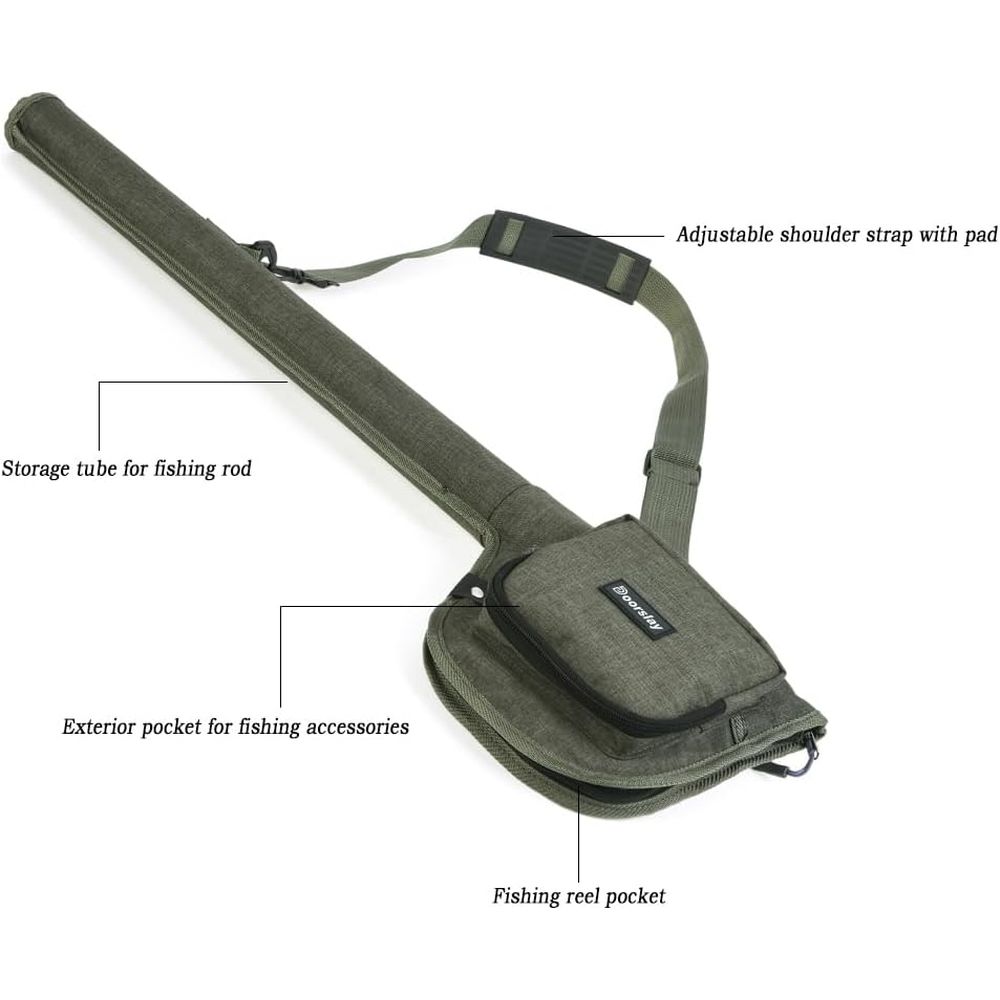 Portable Fishing Kit: Rod, Car - Fishing Rod Case recension och pris